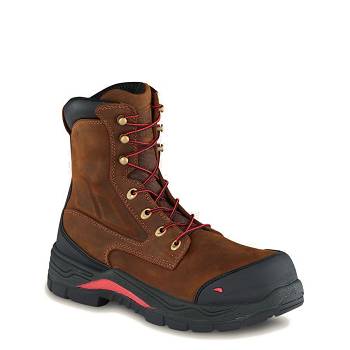 Red Wing King Toe ADC 8-inch Safety Toe - Hnede Nepremokave Topanky Panske, RW102SK